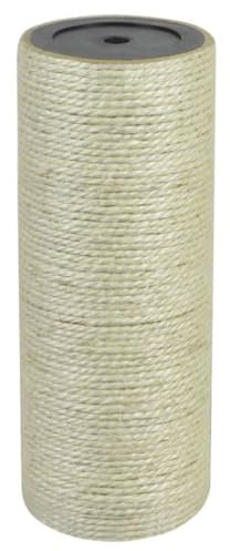 Poteau de Rechange pour Arbre à Chat, Arbre à Gratter de Rechange pour Chat Griffoir de Rechange en Sisal Grattoir pour Chats 8 x 20 cm 8 mm Beige