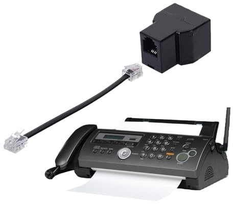 Lunaobrik Telefonkordhändler, Telefonkabelverteileradapter | 2 -port Telefonverteiler Adapter | Telefonrahtverteiler Adapter Für