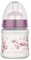 babynova 150 ml Babyflasche mit Anti-Kolik Sauger aus Silikon für Neugeborene – Babyflaschen ab 0 Monate – BPA-frei – Kirschblüte