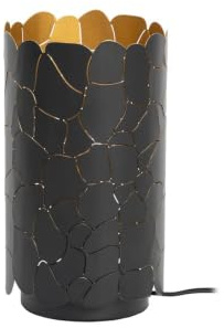 Lindby Tischlampe Aralena (Modern) in Schwarz aus Metall (1 flammig, E27) - Tischleuchte Schreibtischlampe Nachttischlampe Wohnzimmerleuchte