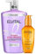 L'Oréal Paris Elvital XXXL Haarpflege-Routine: Öl Magique Haaröl & Hydra Hyaluronic Shampoo, Anti-Frizz & Feuchtigkeitsboost, mit 6 Blütenölen & Hyaluron, für glänzendes, gepflegtes Haar, 2-teilig