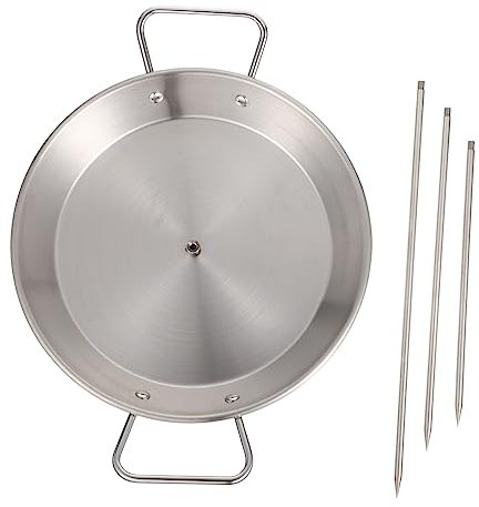 Toyvian Bandeja para Asar Inoxidable 3 Piezas Parrilla Vertical para Pollo Soporte Práctico para Parrilla de Barbacoa Exterior Montaje para Fiestas