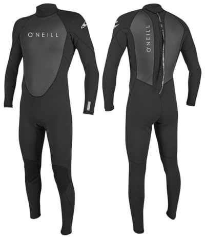 O'Neill Reactor-2 3/2 avec fermeture éclair à l'arrière Combinaison intégrale en néoprène pour homme Wetsuit de printemps