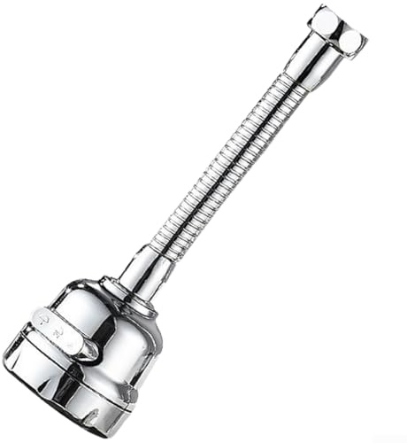 Küchenarmatur-Luftsprudler Extender, 360 ° flexible Rotation Sprüh-Filtrationskopf 22 mm Wasserhähne für Wasser Anti-Spritzfilter (L)
