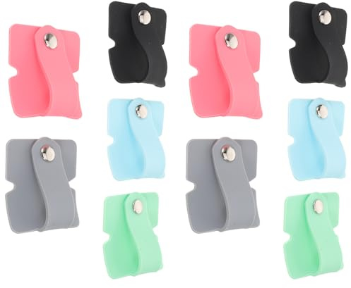 Angoily 10pcs Silicone Earphone Cable Winder Cable Organizer for USB Charging Cords for Travel Home and Office