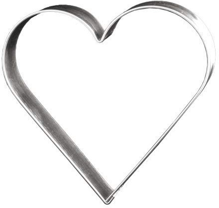 LARES DECOUPOIR COEUR 12CM SACHET 1074