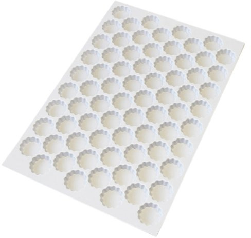 Ausstechmatte, Form: rund gezackt Ø 4,5 cm, Kunststoff, Schneider