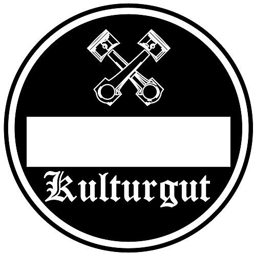 Kulturgut Auto Aufkleber Sticker Diesel Feinstaub Umwelt Plakette JDM Tuning TÜV LKW Lustig Fun 2 Stück! Stickerbomb Racing Kolben Oldschool Feinstaub-Terrorist