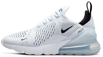 Nike W Air Max 270, Scarpe da Corsa Donna, Bianco (White/Black/White 100), 37.5 EU