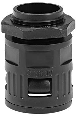 sourcing map Glándula de cable de Conector de tubo corrugado AD25 Conjunto de Abrazaderas de unión de tubería de tornillo M25 1Pcs