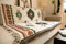 KaKille Decke im Ethno-Stil, geometrisch, Aztekenmuster, Navajo-Decke, Überwurf, Teppich, Sofa-Dekoration, Bohemian-Decke, 160 x 260 cm, große Größe