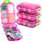 4 Pack Tablettenbox 7 Tage, Pillendose 10 Fächer Handlicher Medikamentenbox Leicht Zu für Öffnen Pillendose 7 Tage by Muchengbao (Rosa)…