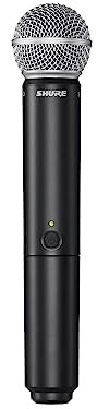Shure BLX2/SM58 Handheld Wireless Transmitter with SM58 Vocal Mic Capsule - for use with BLX Wireless Microphone Systems (Receiver Sold Separately) | K14 Band