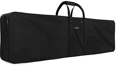 Audibax Onyx Bag 88 Plus - Funda para Teclados y Pianos de 49 Teclas - Bolso con Asas y Asa de Hombro Extraíble - Mochila Acolchada para un Piano Digital - Estuche Fabricado en Poliéster