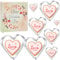 Keepaty Heart Cookie Cutters Set of 8 Valentines Day Stainless Steel Biscuit Cutter Shape for Baking(8CM,7CM,6CM,5CM,4CM,3.5CM,2.8CM,1.5CM)
