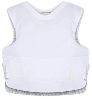 CoolMAX Bullet Proof Level II + Stab Level 1 + Spike Level 1 Covert Vest - White
