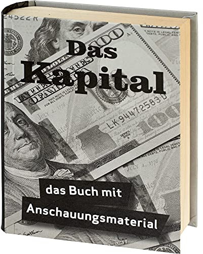 KAMACA Geschenkschachtel in Buchoptik mit Magnetverschluss für Geldgeschenke kleine Geschenke Präsente Geschenkverpackung Geld Gutschein Geburtstag (Geschenkschachtel Buch Das Kapital)