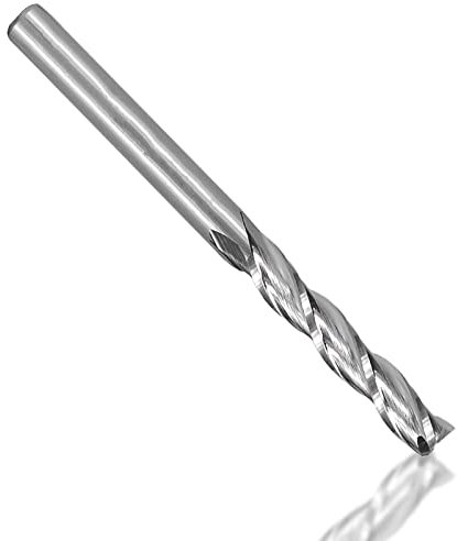 Drill Bit 3 Flute Flat End Mill 3.175mm Shank Tungsten Carbide Milling Cutter For Aluminum Cutting Tools,3.175x2.5x12x38