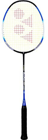 Yonex Muscle Power 22 Badminton-Schläger, Aluminiumbesaitet, 4U-G5 (schwarz/blau)