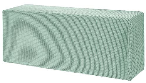 sourcing map Funda para Aire Acondicionado Cubierta 31-34 Pulgadas Tejido Elástico Tela Polvo Prueba para Pared Montaje Unidades Split Interior AC Cubiertas Verde