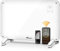 TRESKO Termoconvettore in vetro 2000 W, APP WiFi, riscaldatore elettrico con telecomando, termoconvettore in vetro Touch e display LCD, riscaldamento elettrico a pavimento o a parete (bianco)