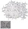UtySty 2000 Pack Tile Spacers 1/12'' 2mm Gaps Ceramic Wall Floor Tile Spacer Cross Spacing Installation Laying Joint Retaining Separators Tool for Tiling Positioning Clip Leveling System Construction