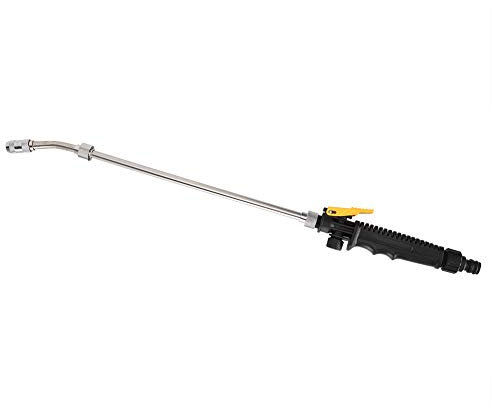 Tbest Hochdrucksprüher, Drucksprühgerät Ersatzteile, Bewässerungsstab Für Gartenschlauch, G3/8 Zoll DN10 2-in-1 Hochdruck-Wassersprüher mit Einstellbarer Blumenbewässerungsdüse für den Autogarten