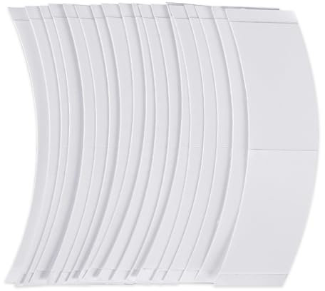 Mozeat Lens 48 Stück Unsichtbar Perücken Kleber Klebeband für Perücken Doppelseitiges Perückenband Wasserdichtes Toupet Klebeband Extra Stark Wig Glue Tape für Spitzenperücken (weiß)