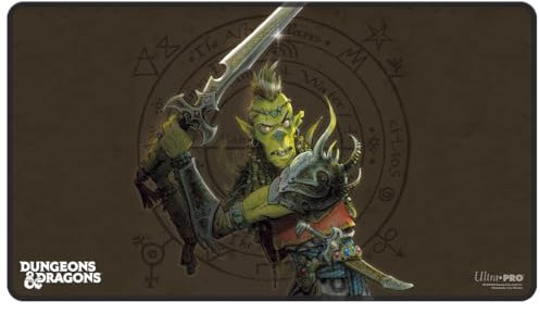 Ultra Pro - Dungeons & Dragons Planescape: Morte's Planar Parade Black Stitched Card Playmat, Use as Oversize Mouse Pad, Desk Mat, Gaming Playmat, TCG Card Game Playmat, Protect Cards during Gameplay