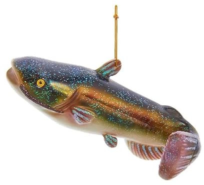 Kurt S. Adler Ocean Sea Life NB1767 Weihnachtsschmuck mit Fischmotiv (15,9 cm Wels-Ornament