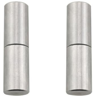 YHXiXi 2 cerniere cilindriche in acciaio inox 304 a saldare su cerniere staccabili per porte a battente, cancelli, porte in vetro
