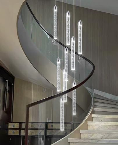 12-Licht-Kronleuchter, Dimmbare LED, Verchromt | Kristall, Unterputz-Deckenpendelleuchte, Für Eingangsbereich, Für Wohnzimmer, Modernes Design