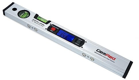 Digital Level Spirit Level Angle Finder with Magnetic 16'' Long Leveling Instrument with Vertical & Horizontal Spirit Bubble