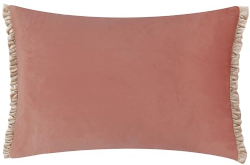 furn. Wylder Tilly Samtkissen mit Polyesterfüllung – Pochierte Birne/Muschel – 40 x 60 cm