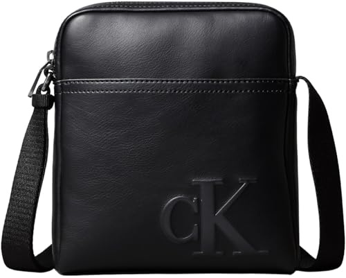 CALVIN KLEIN Herren Bold Ck Reporter Lv04D3248G Crossover, Black (Black)