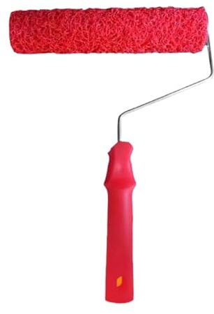 Rouleau à motif texturé pour appliquer du mastic et du plâtre