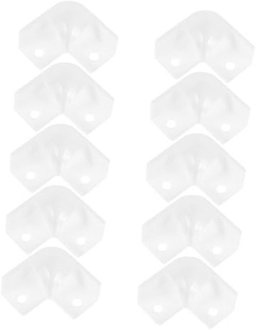 UKCOCO 10pcs V -Form Kunststoff -eckverbinder Für LED -streifenleuchten 90 Grad Drehkanäle Strip Lampenanschluss Streifenleuchte Accessoire