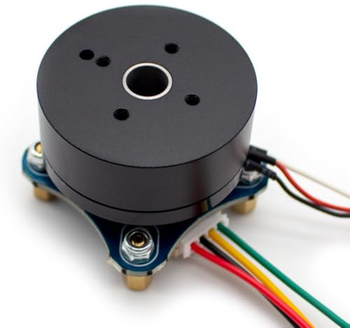Toplionace Bürstenloser Gleichstrommotor 2804 mit Hohlwelle, AS5600 Magnet Encoder und Hall Sensor, BLDC Motor Kit mit FOC Steuerung