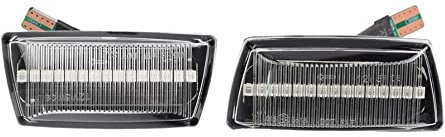 2 Stücke Dynamische Auto Blinker Seitenmarkierung Blinker Lampe for OPEL Astra H Zafira B Corsa D Chevrolet Cruze Zubehör(Dynamic Crystal Type)