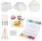 nnOuOnn Magic Puffy Paint, kit de peinture 3D 41 pièces, fournitures artistiques avec 15 éponges et 12 stylos de couleur