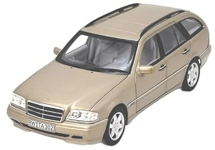 Mercedes-Benz C-Class T-Model 1997 Silver Smoked 1/18