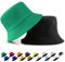 YOUYIKE Doppelseitiger Fischerhut aus 100% Baumwolle – Doppelseitiger Bucket hat für Damen & Herren – Sonnenschutz mit großem Rand – Sommer Freizeithut für Strand, Reisen & Outdoor - Grasgrün