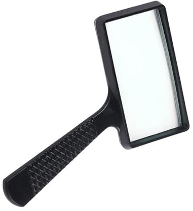 ThreeH Rechteck Lupe 5X Handlupe mit Hochklarer Optik & Griffoptimiert für Schmuckbewertung Lesen