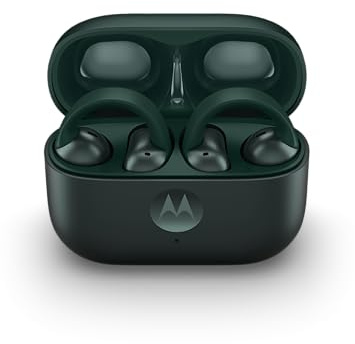 Motorola Buds Loop, Trekking Green (Vert) | Design premium, expérience acoustique, autonomie longue durée
