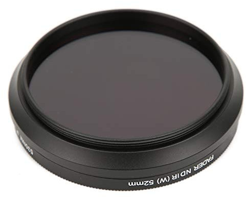 Tbest Filtre Filtre Réglable Durable La Technologie de Moletage Avancée pour La Photographie Infrarouge Fournit un Contenu Plus Exploitable pour La Photographie Infrarouge. (52 mm)