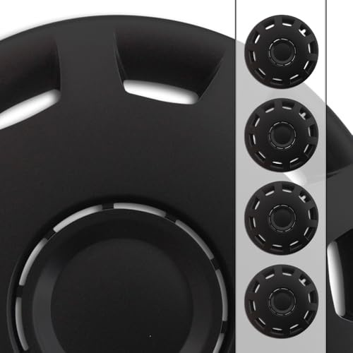 RADKAPPEN-Koenig 13 Zoll 13 ET-Nr.15 Premium Line (Schwarz) Radkappen/Radzierblenden 4 Stück