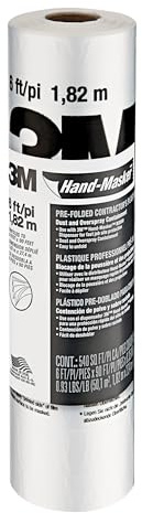 3M CP6 Painters Masking Film, Silver, 6 ft Width