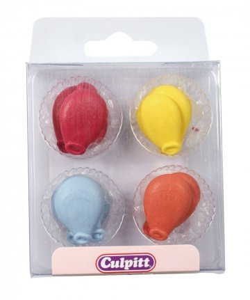 Sugar Balloon Cupcake Toppers