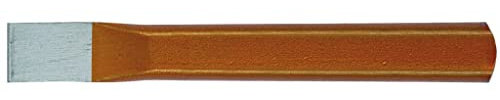 SW-Stahl 94502L Flachmeißel 150 mm - Handmeißel aus Chrom-Vanadium-Stahl | Schlitzmeißel mit vergütetem Schlagkopf, Fliesenmeißel zum Rost entfernen, lackiert gegen Korrosion, ergonomischer Griff