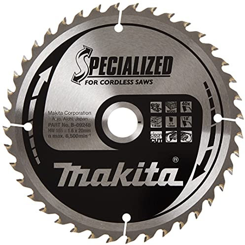 Makita B-32960 Specialized Blade for Cordless Saws 165x20x40T